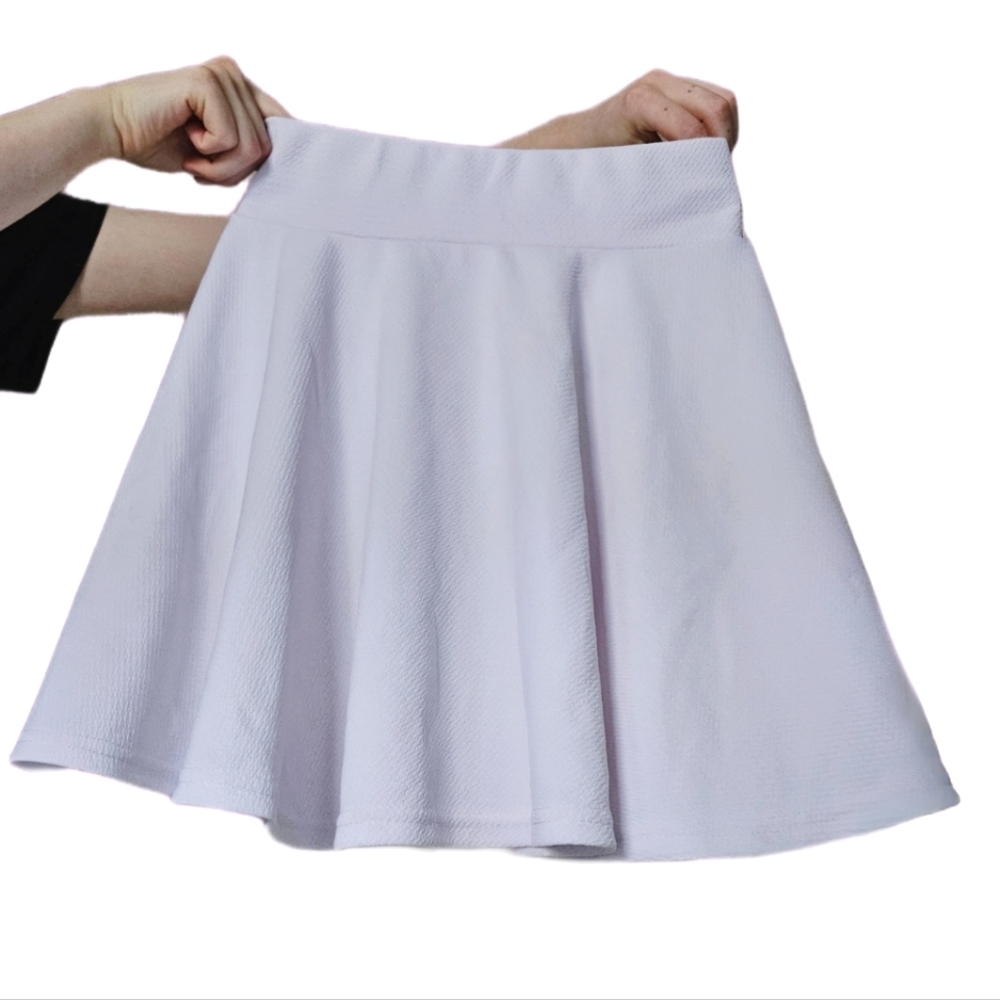 White Strechy Tennis Skirt